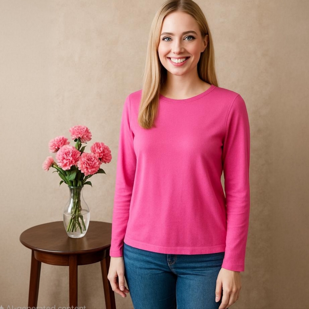Christopher & Banks Long Sleeve Classic Fit Top